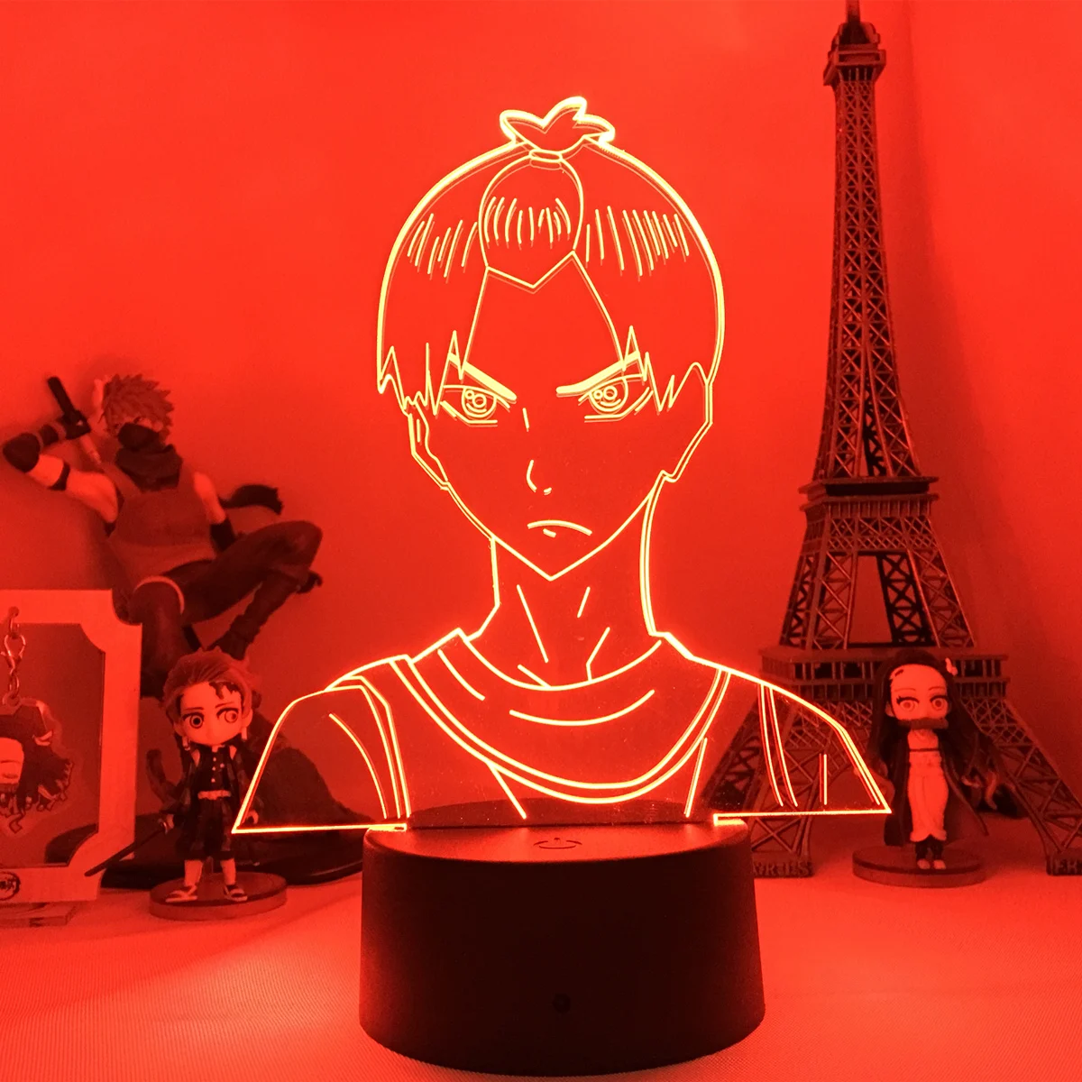

Japanese Friends Anime Haikyuu Volleyball 3D Night Lights LED Manga Gift for Kids Dormitory Bedroom Table Lamp Lights for Room