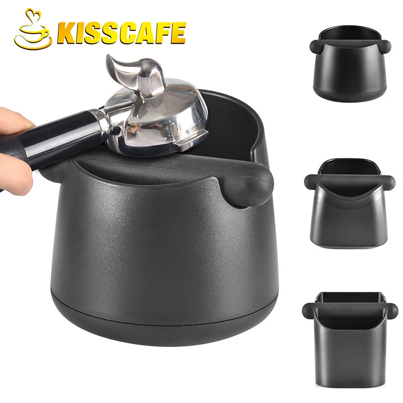 

Black Coffee Tamper Knock Box Deep Bent Design Coffee Slag isn't Splash Manual Coffee Grinder Coffee Accessories
