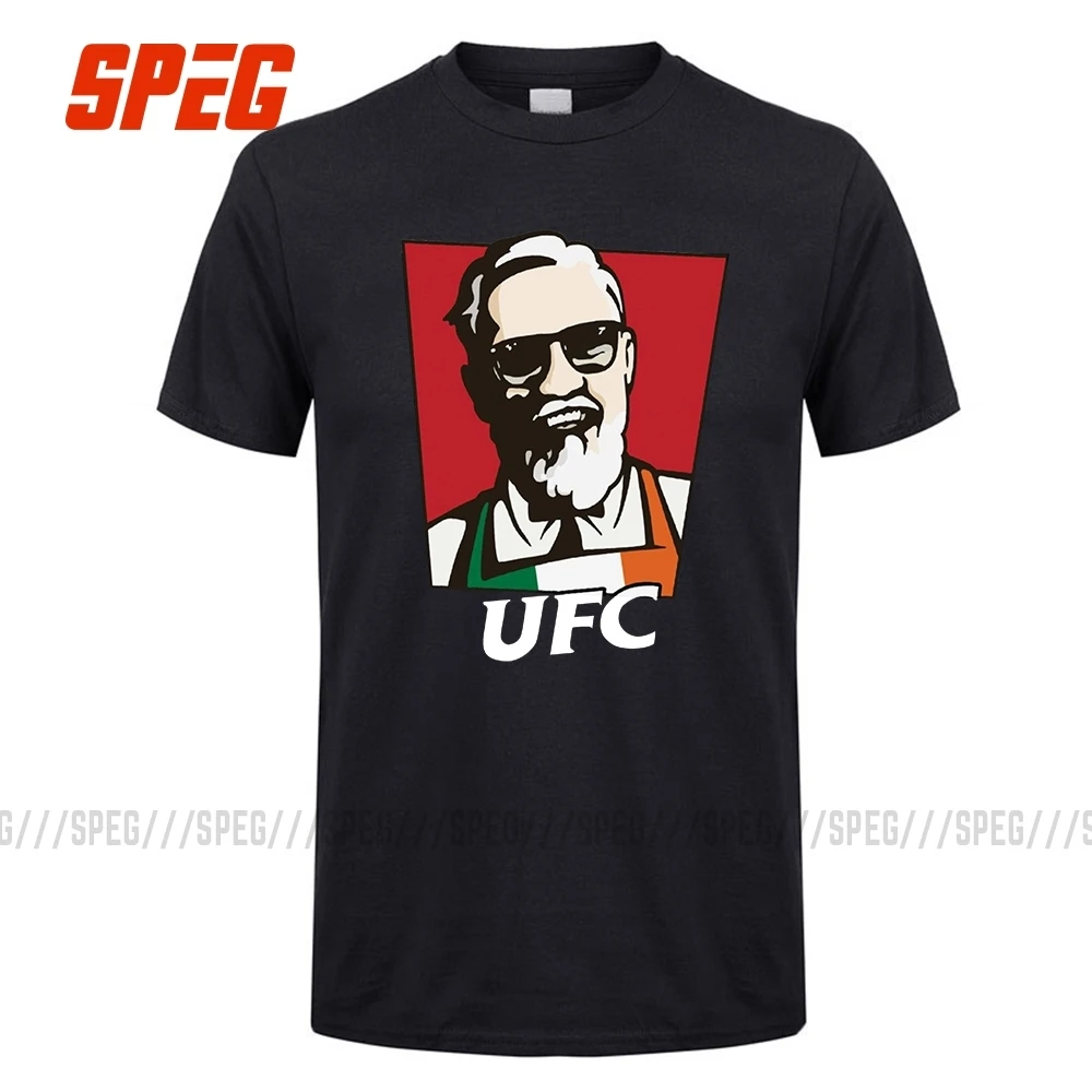 Conor McGregor UFC Спиг король Конор Макгрегор MMA Notorious футболка мужская с коротким рукавом Топы кортон футболка с круглым вырезом одежда мужская Винтажная Футболка - Цвет: Conor McGregor UFC