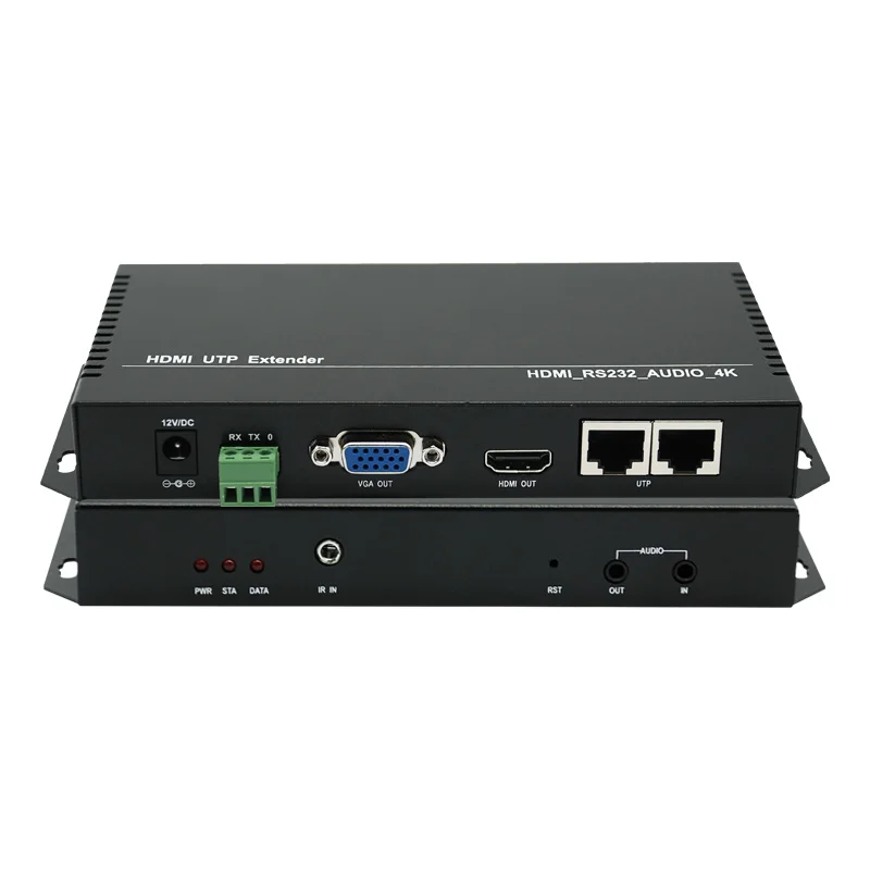 JIEMI 4K HD HDMI сетевой кабель-удлинитель двунаправленное Аудио ИК + RS232 к RJ45 сигнал