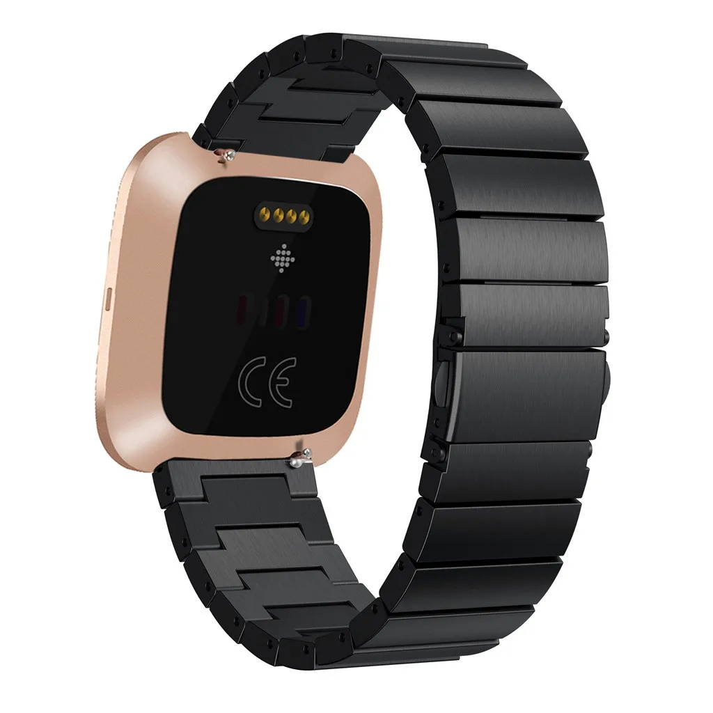 Ремешок из нержавеющей стали ремешок Браслет замена для Fitbit Versa 2 сменный Браслет наручных часов Ремешок для умных часов Ремешок