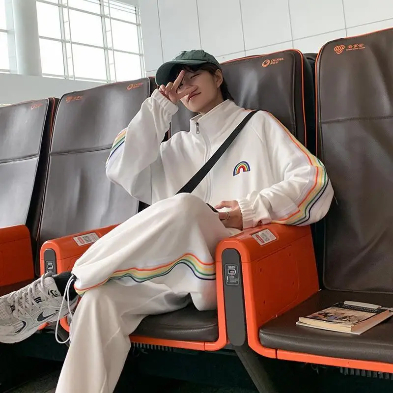 

Спортивный костюм мужской корейский стиль Универсальный Повседневный модный мужской осенний пиджак в гонконгском стиле