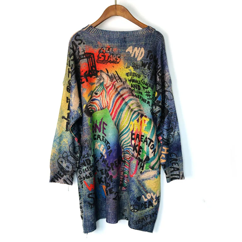 Tide Letter Print Sequin Sweater O-neck Long Sleeve Fashion Loose Casual Plus Size Tops Women 2019 Autumn New Korea | Женская одежда
