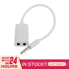 Аудиокабель-разветвитель 3,5 мм для компьютерного разъема, 3,5 мм, 1 штекер на 2 гнезда, Y-образный разветвитель для микрофона, Кабель AUX, разветвитель для гарнитуры, адаптер