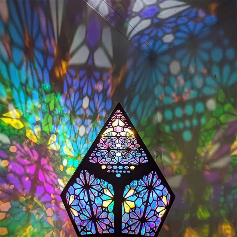 Напольная пластиковая лампа в богемном стиле светодиодный ночсветильник для