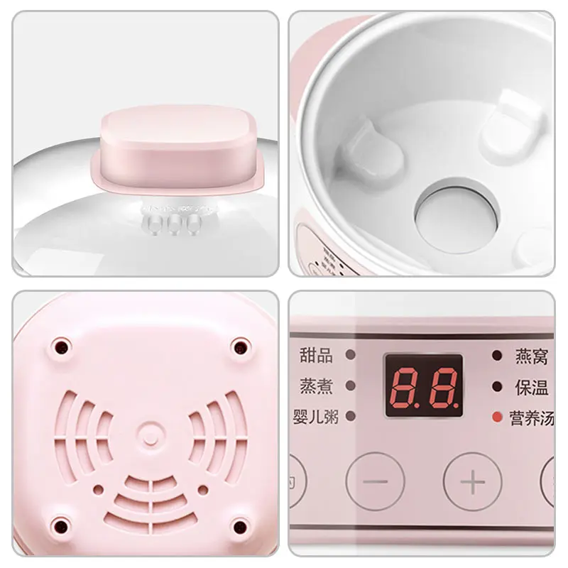 

Electric Slow Cooker Ceramic Household Intelligent Water Stew Multi Time-appointment Cooking Appliance Soup Electric Stew Pot