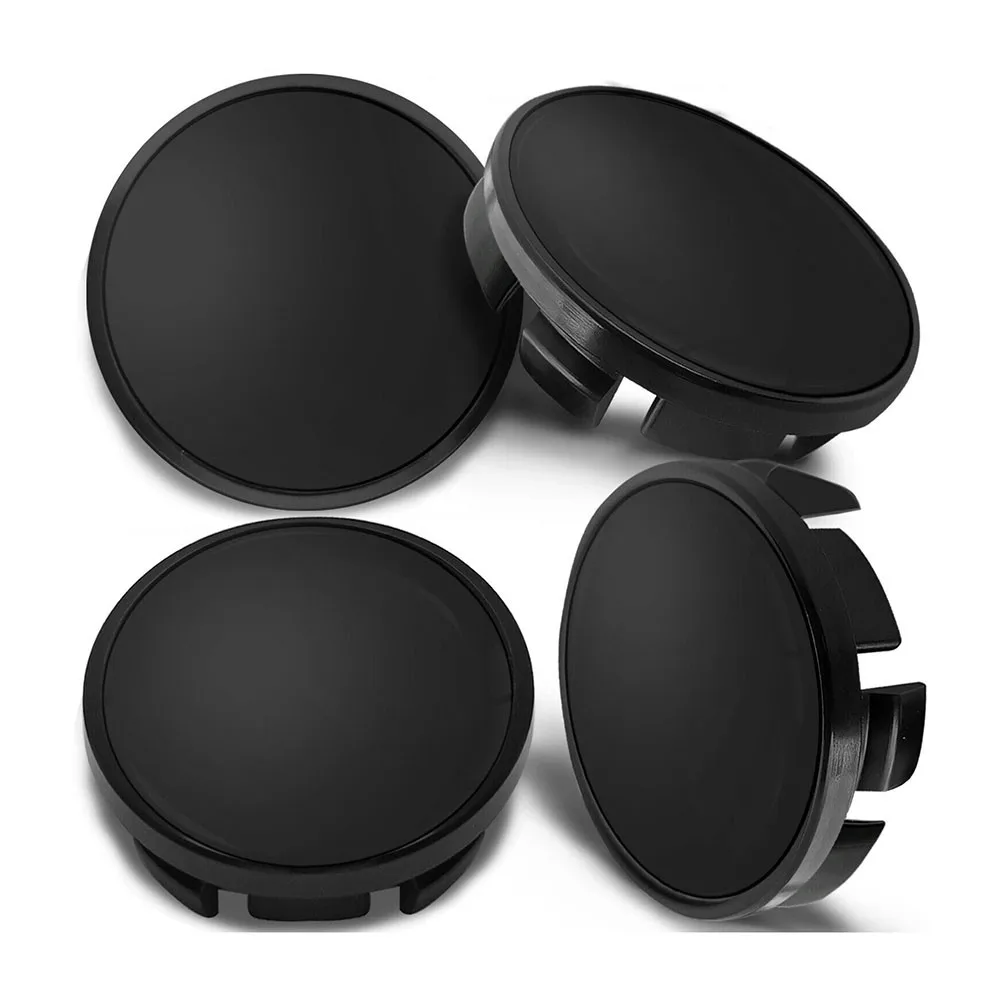 

100% Brand New Wheel Hub Center 4PCS Black Fits: 3B7601171 Replacement