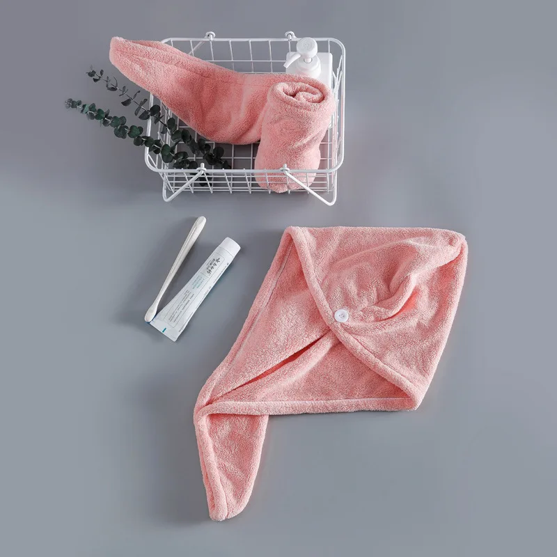 Микроволокно после душа для сушки волос Головные уборы Обёрточная бумага женщин