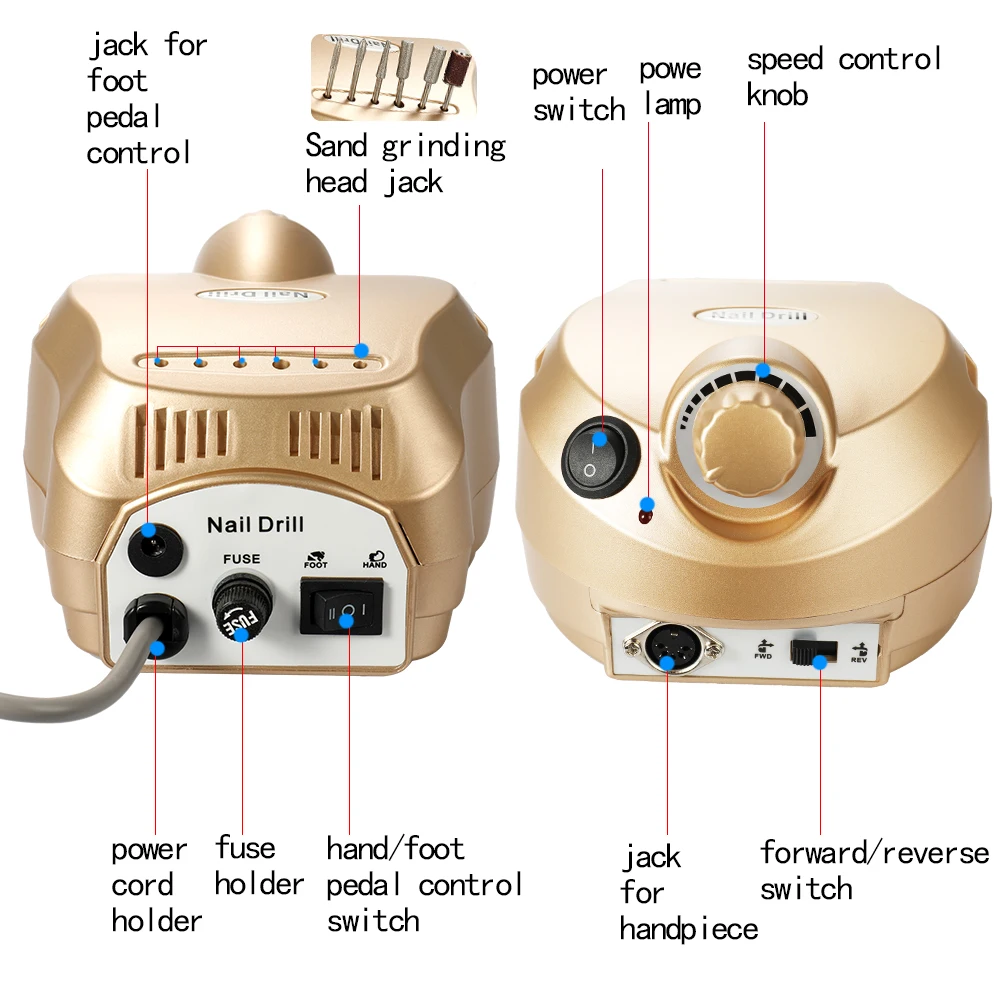 Профессиональная электрическая дрель пилка полировщик наборы для маникюра