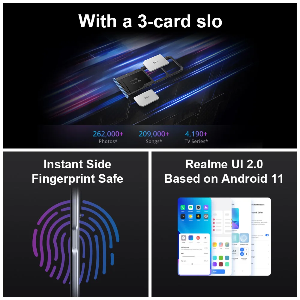 【750₽-150₽：Ucenka251】Realme Narzo 30 5G смартфон 4 Гб 128 Dimensity 700 6 5 '➐ Гц Дисплей 48MP тройной