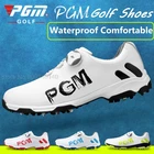 Pgm Мужская обувь для гольфа, водонепроницаемая обувь для гольфа для мужчин, обувь с пряжкой, сетчатая подкладка, дышащие Нескользящие кроссовки, Нескользящие кроссовки
