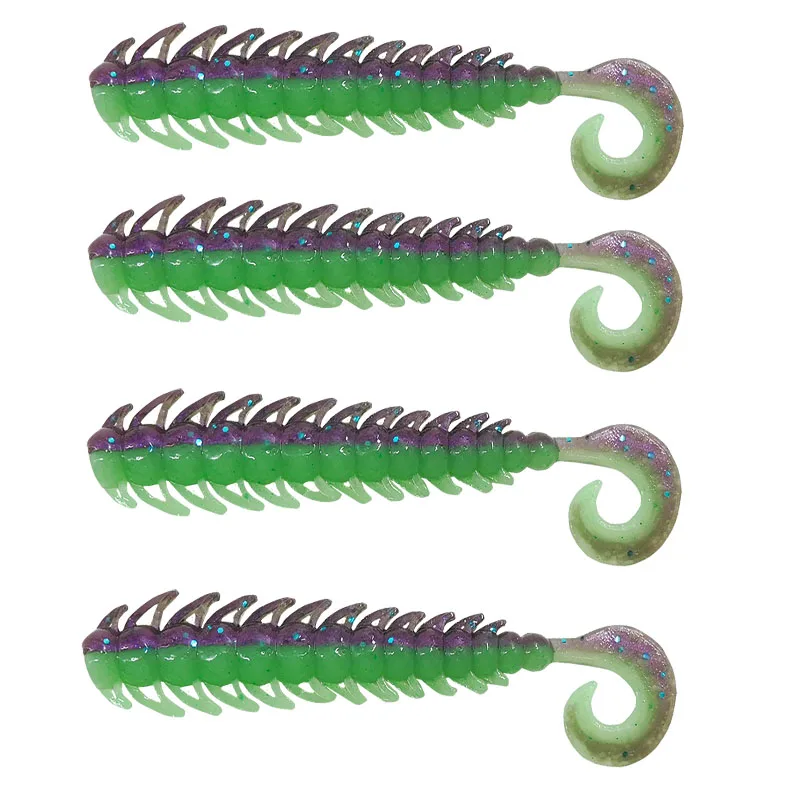 Мягкая рыболовная приманка ESFISHING новые рыболовные приманки 70 мм 2 8 г 12 шт. | Спорт и