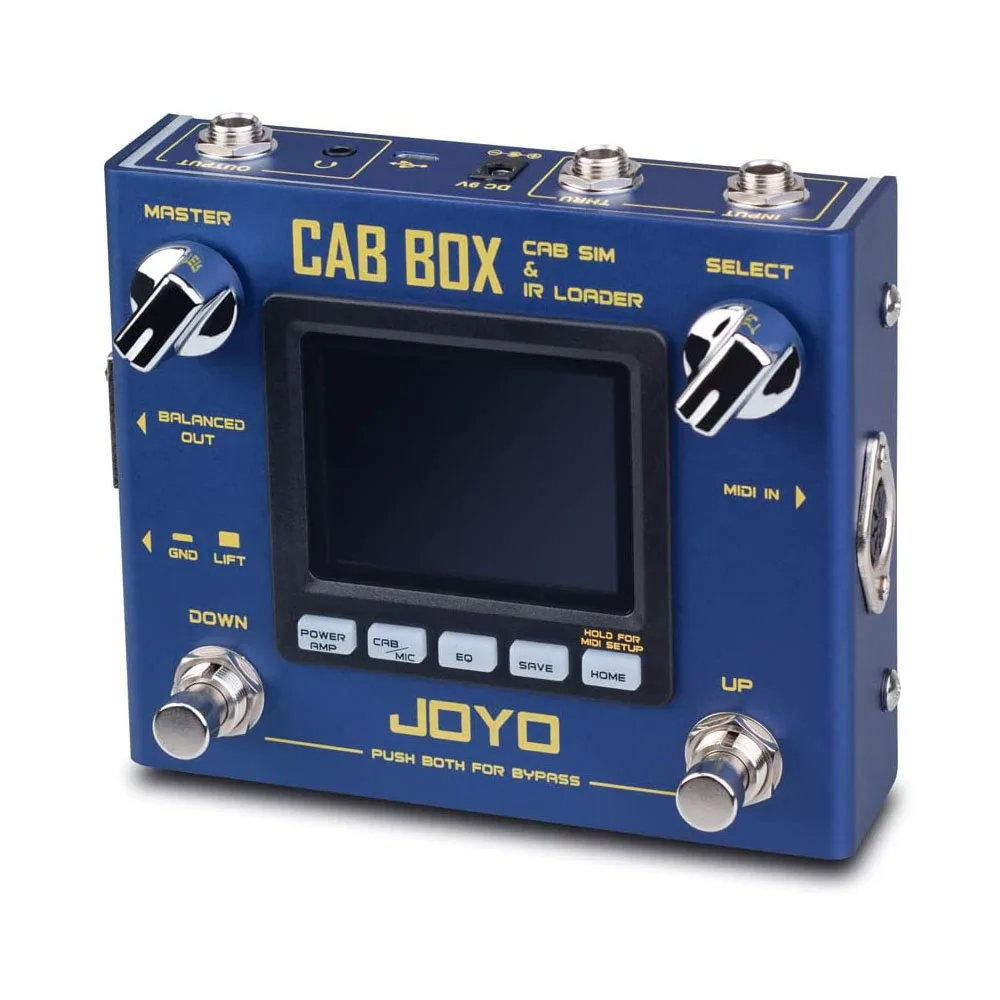 Педаль для мультиэффектов JOYO CAB BOX Поддержка ИК-нагрузки Педальный эффект 4 трубки