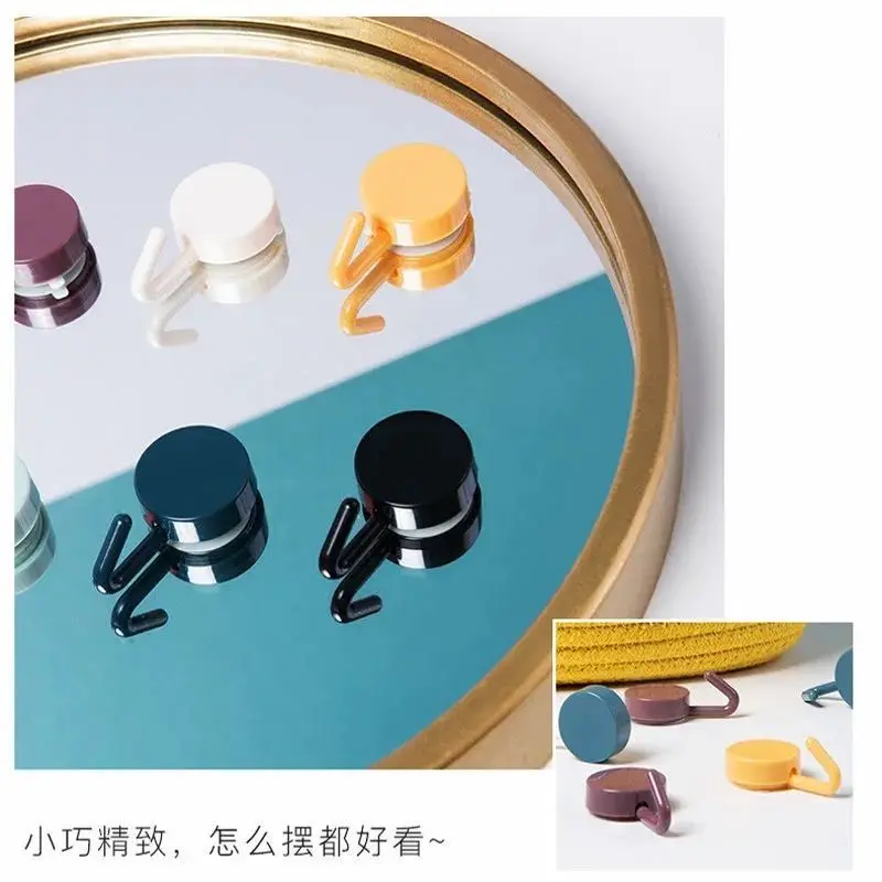 

Hook stickers strong wall bedroom living room kitchen creative cute hooks seamless hole-free door bathroom hooks