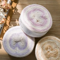 shike gradient cotton yarn autumn and winter hand knitting wool line crochet sweater shawl clothing diy 150gball