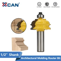 xcan woodworking router bits 12 shank architectural molding router bit line knife tenon cutter for woodworking tools