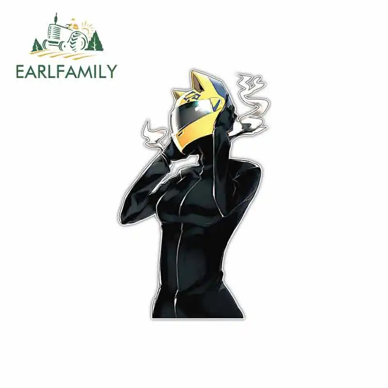 

EARLFAMILY 13 см x 10,6 см шлем, Мультяшные забавные автомобильные наклейки, водонепроницаемые аниме RV VAN 3D, «сделай сам», отличные виниловые наклейки, украшение JDM