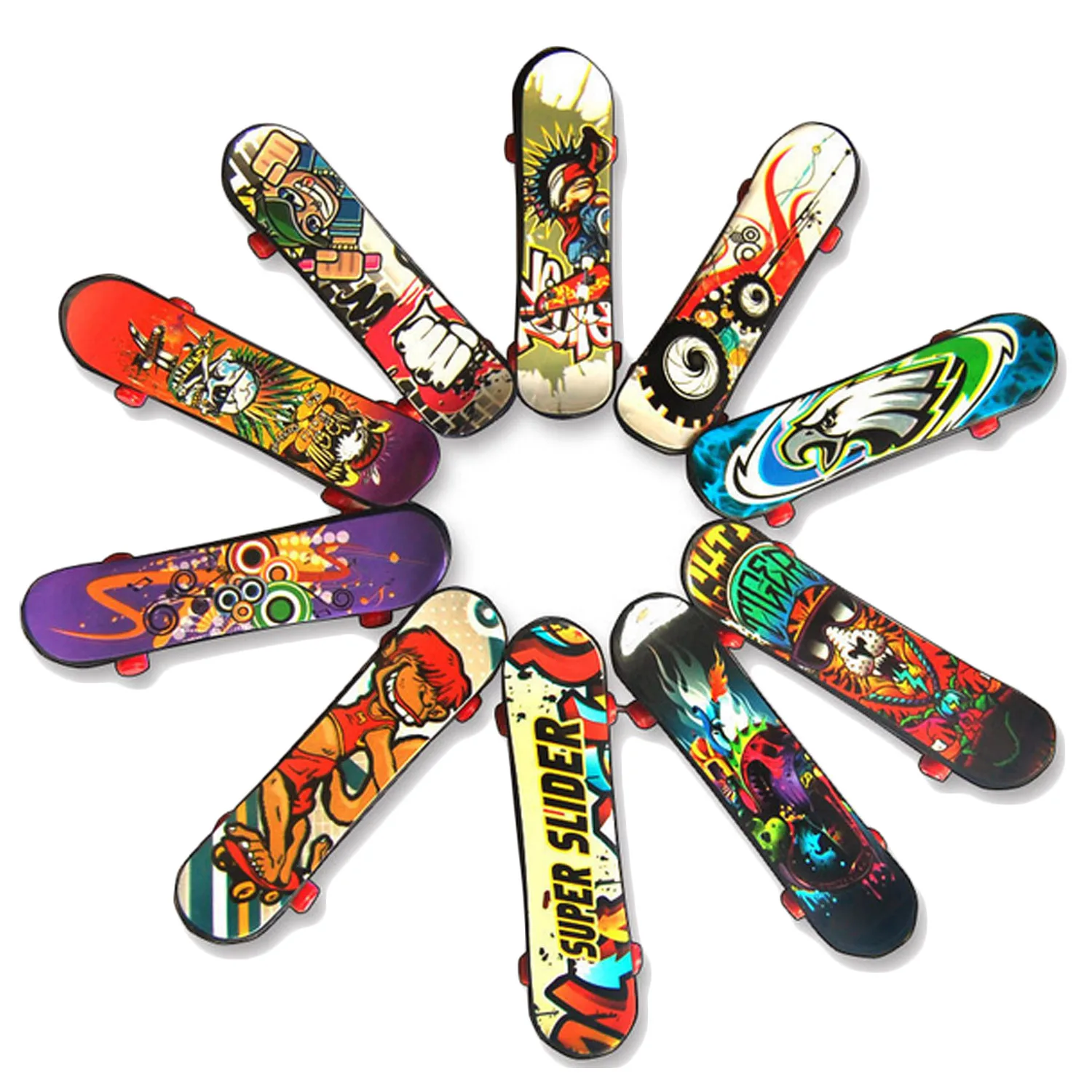 10 шт. пластиковые мини скейтборды для пальцев|Мини и байки| |