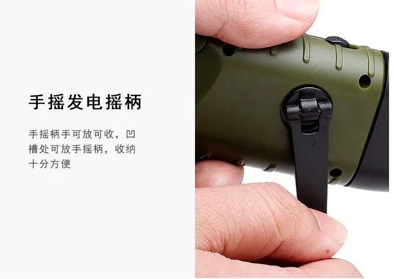 Ручная зарядка ручной кривошипный светильник usb перезаряжаемая Солнечная лампа аварийный светильник фонарь для наружного кемпинга вождения верховой езды