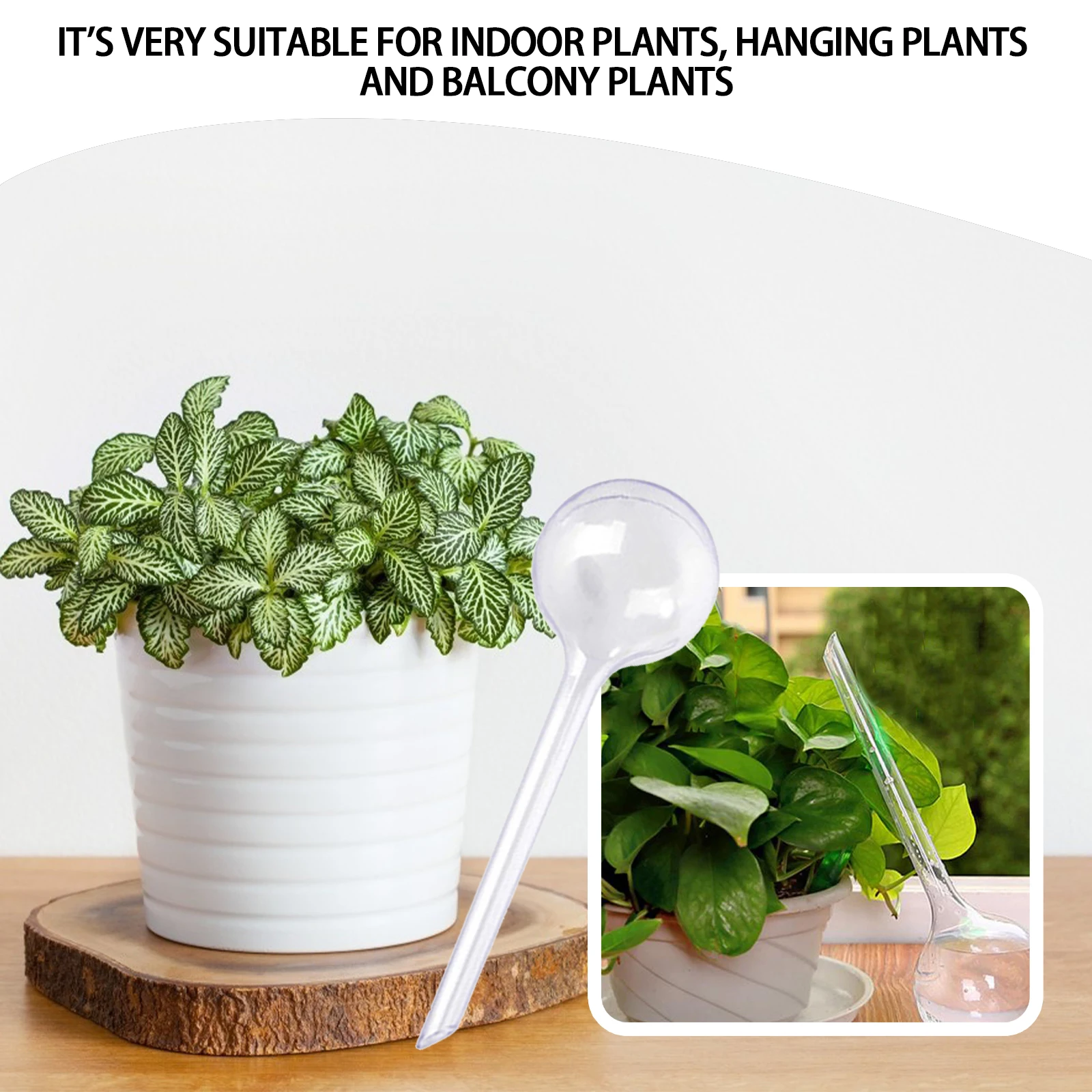 

5 Pcs Garden Automatic Plant Automatic Watering Device Plastic PVC Ball Plant Flower Watering Tool Indoor Outdoor Watering Tools
