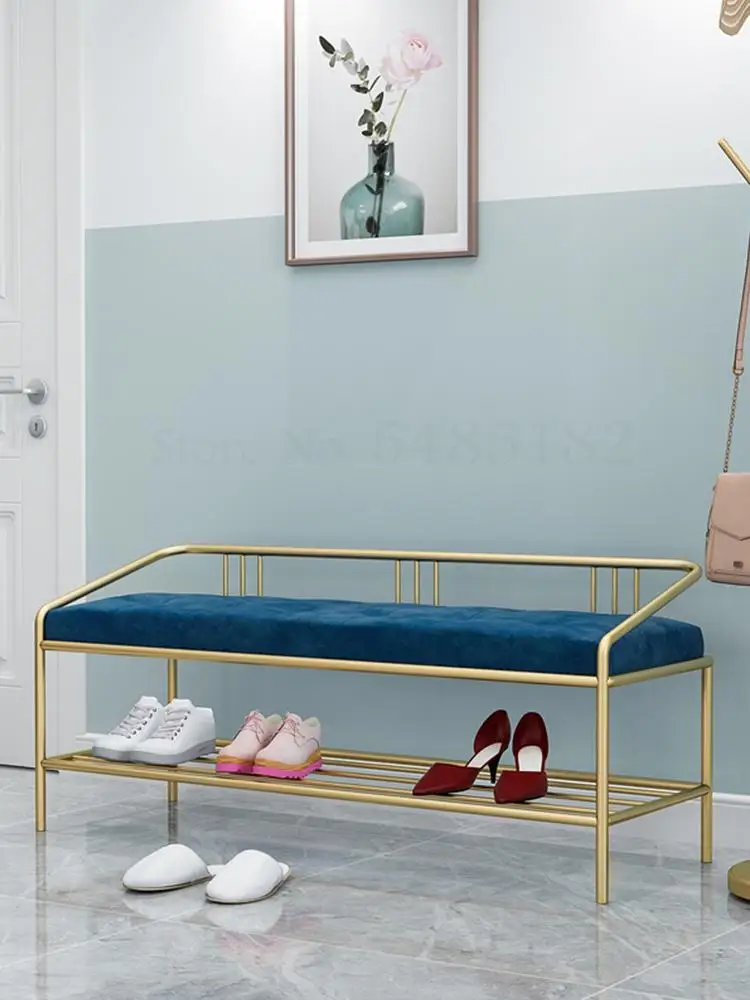 Стул для смены обуви домашняя мягкая искусственная Скандинавская креативная