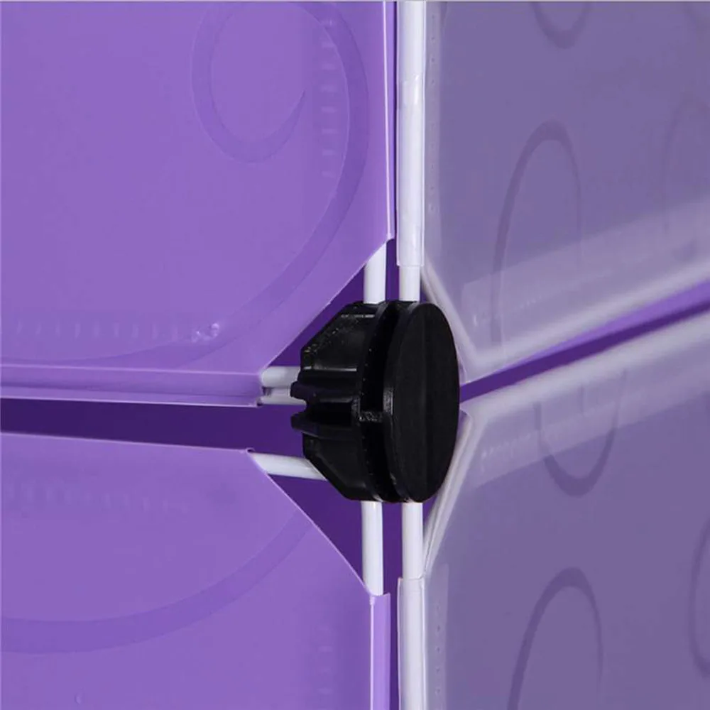 20Pcs Shelf Storage Cabinet DIY Modular Closet Organizer Wardrobe Rack Clothes Buckle Connectors CubeH5#W | Дом и сад