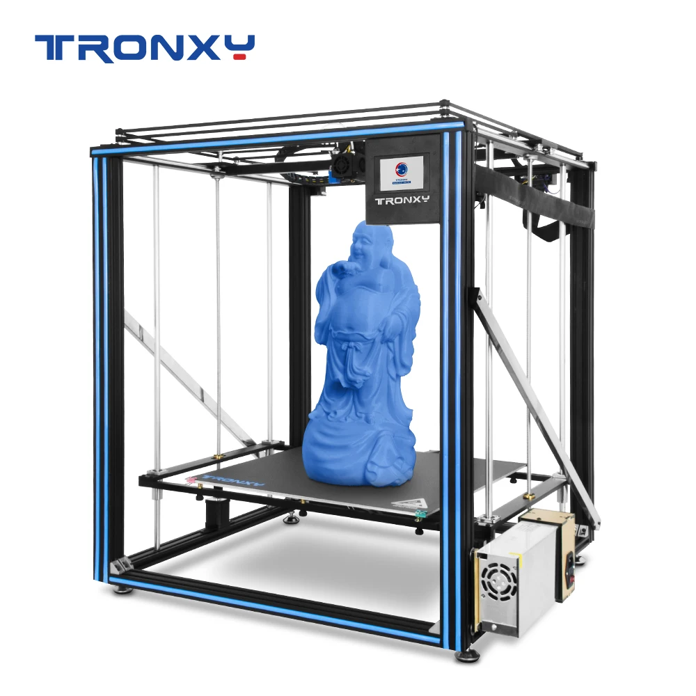 3D принтер Tronxy X5SA 500 PRO 500*500 мм большой размер печати линейный титановый экструдер