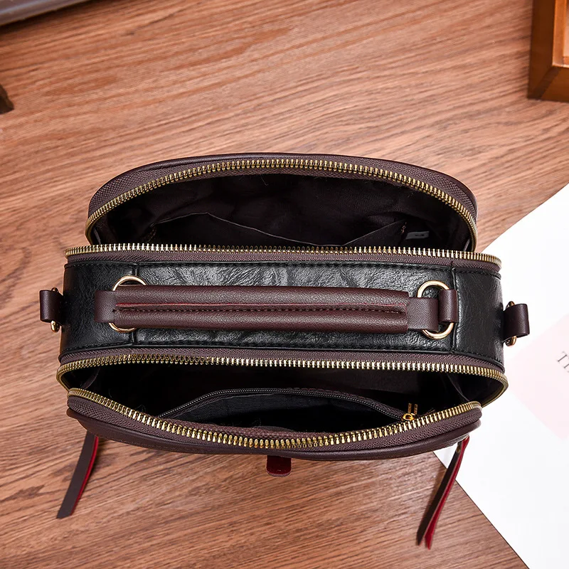 Женская маленькая сумка мессенджер из ПУ кожи на молнии|Сумки с ручками| |