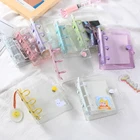 Обложка для мини-тетрадей для девочек, карман для фотоальбома, органайзер для фотографий с открытыми листами, школьные Канцтовары