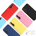 Чехол карамельного цвета для Huawei Honor 9A 9C 9X 8S 8C 8A 7S 7X 7C 7A Pro, Мягкий силиконовый чехол для Honor X10 9S 20S 8X 10 Lite Nova 5T