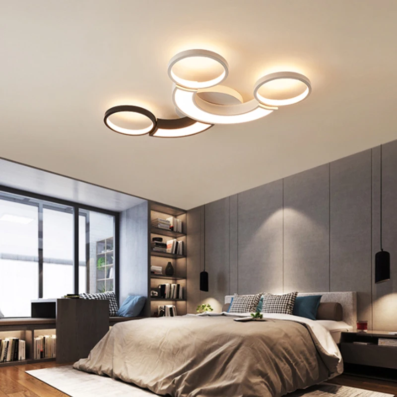 Современные светодиодные потолочные лампы лампа для гостиной спальни AC85 265V lamparas