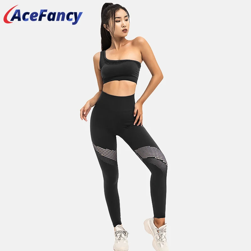 Бесшовный Набор для йоги Женская одежда фитнеса ZC2829 спортивный бюстгальтер на