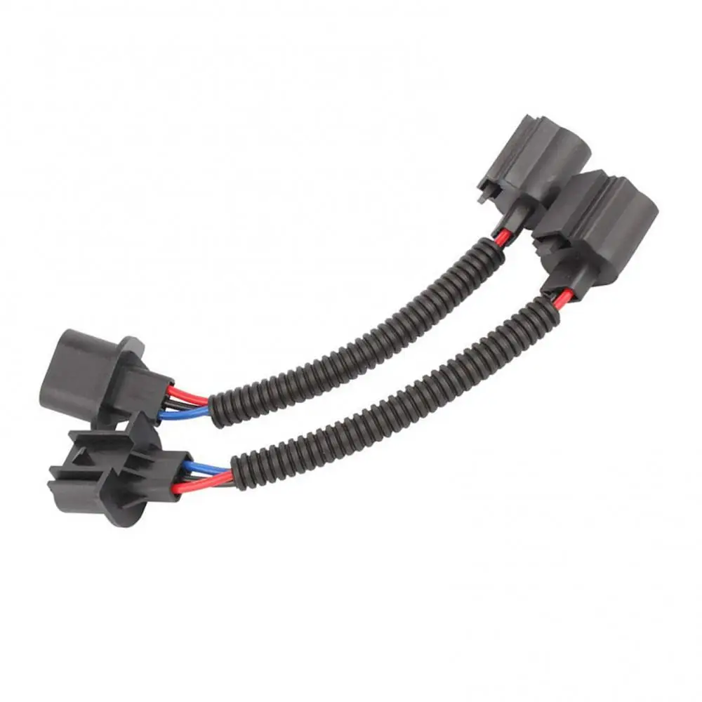 

2Pcs H13 Headlight Fog Lights Wiring Harness Socket Connector Plug Extension Long Efficient Lifespan