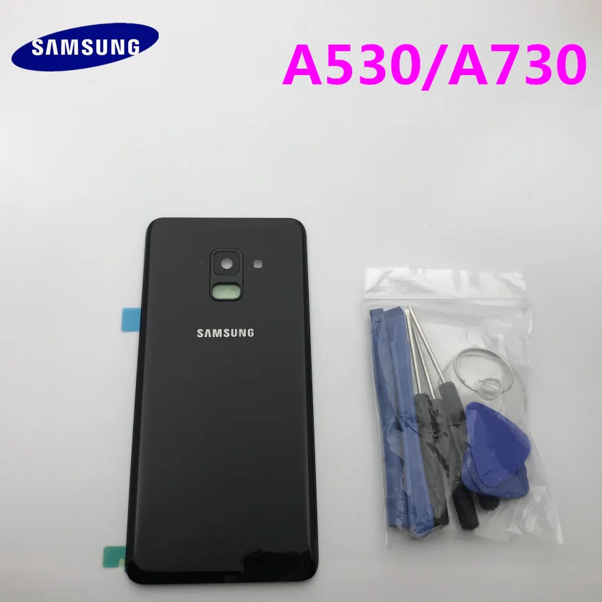 Новая Оригинальная задняя крышка аккумулятора для Samsung Galaxy A8 A530 A530F A730 A730F 2018