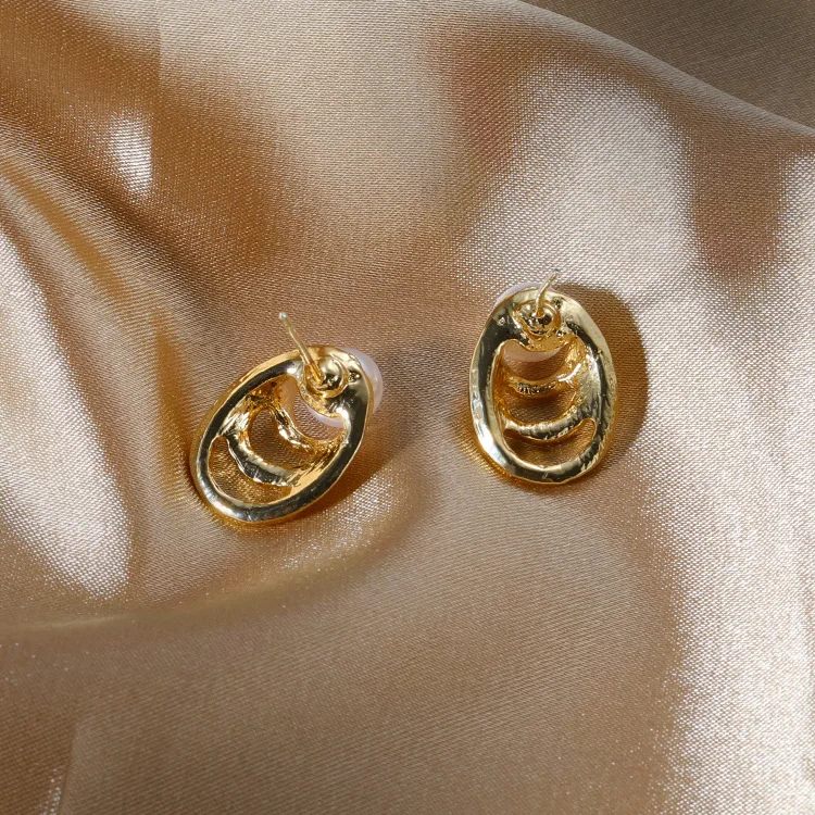 2019 модные корейские новые серьги дикие элегантные индивидуальные трехслойные