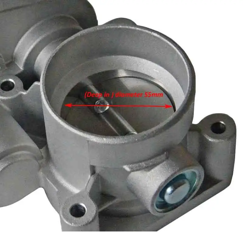 Корпус дроссельной заслонки AP03 55 мм для Ford Focus II C-MAX Mondeo IV Fiesta V ST150 1 8 2.0L 1537636 4M5G9F991FA |