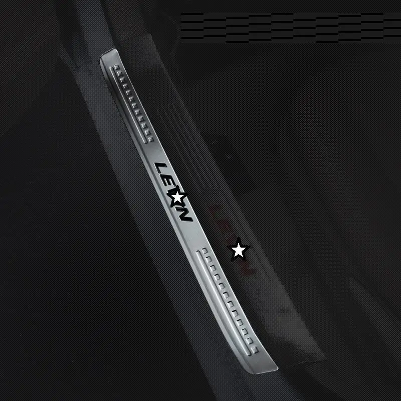 Панели для ножной педали дверь внешняя Модифицированная Авто хромированная