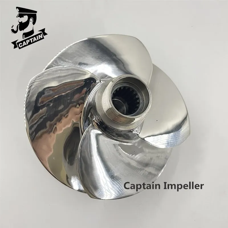 

Captain Jet Ski Parts Impeller 267000948 Fit Seadoo Spark Ace 900/ Spark Ace 900 Ho/ Spark PARK Trixx 140mm 4 Blades Polished