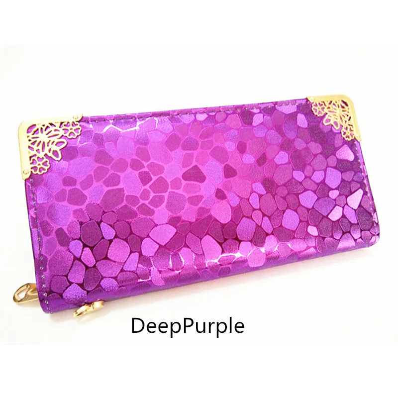 Женские Длинные кошельки женский клатч с камнями Дамский кошелек из