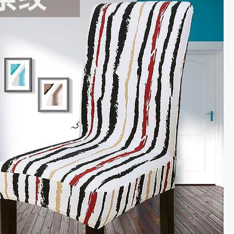 

Spandex Polyester Chair Cover Stretch stripe chair cover