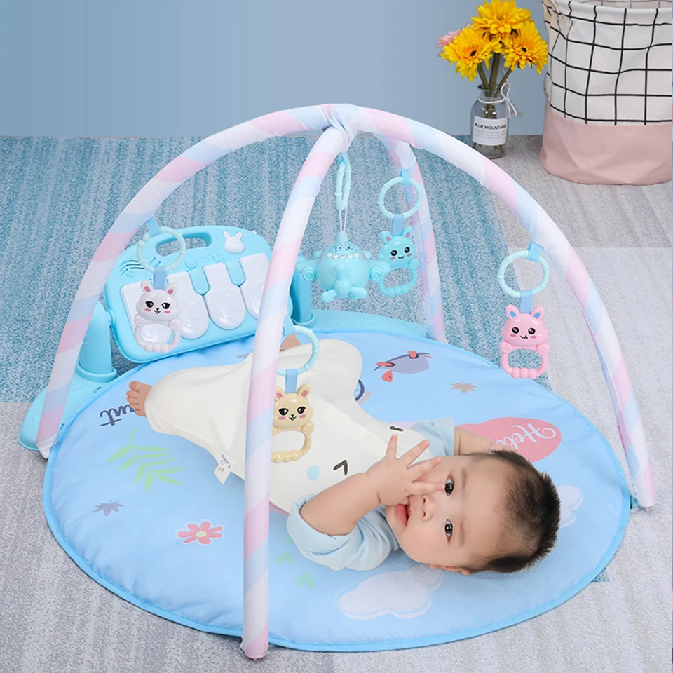 Звездный Музыкальный детский игровой коврик с пультом дистанционного