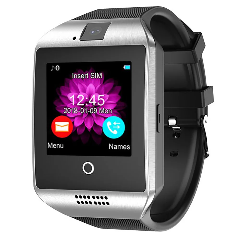

Spot Smart Watch Q18 Stylish Arc Touch Color Screen Smart Watch Independent Card Bluetooth Call