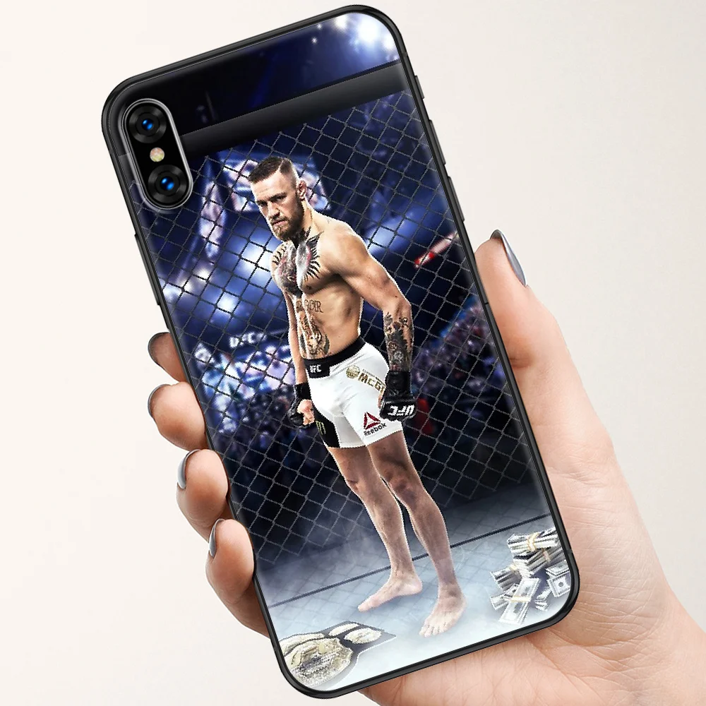Чехол Conor McGregor для iphone SE 2020 6 6S 7 8 11 12 13 Mini Plus X XS XR Pro Max черный Модный чехол - купить по