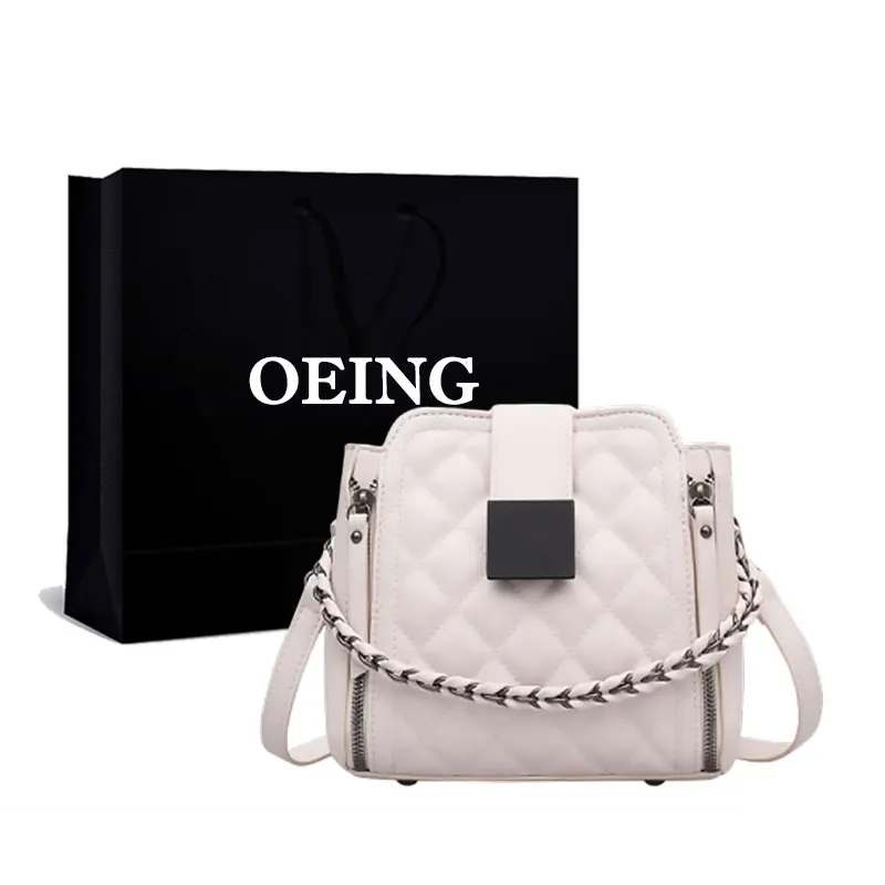 

Стеганая женская сумка в клетку со стразами, дизайнерские сумки-ведра, кожаные женские сумки через плечо, тоут на плечо