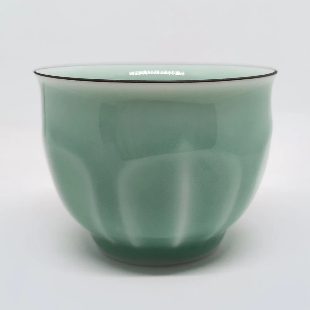 Керамическая китайская чайная чашка Longquan из селадона китайский чайный горшок