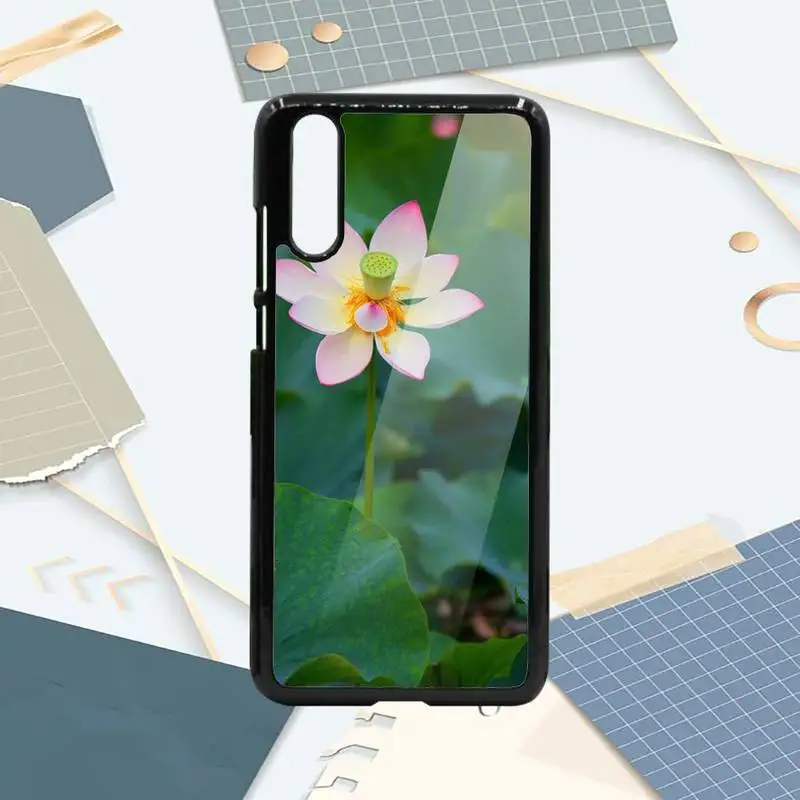 

Lotus Flowers pattern Phone Cases PC For Samsung galaxy S note 8 9 20 10 e lite2019 plus pro ultra