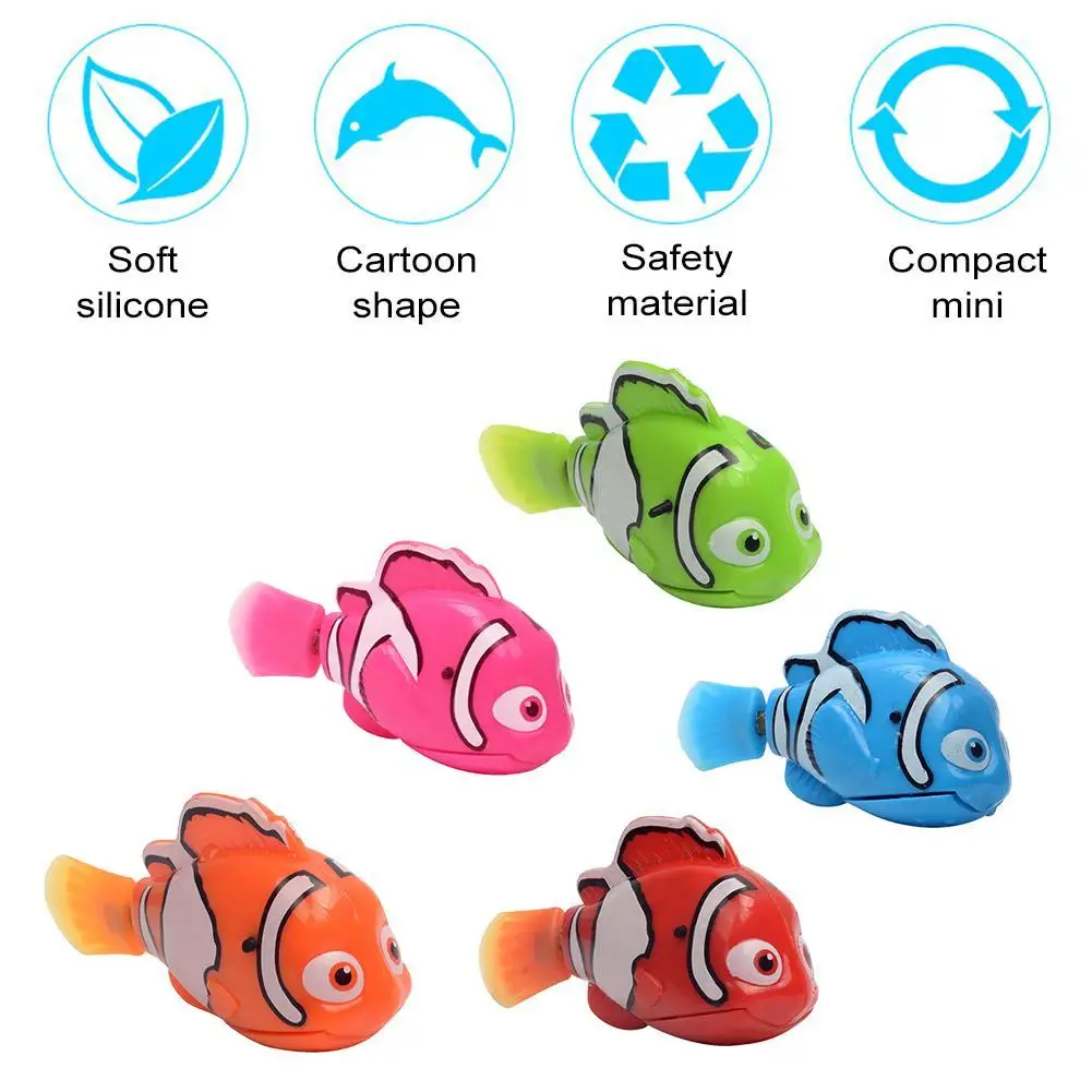 

High Quality Material Electric Fun Flash Simulator Fish Bath Toy For Kids Bath Toy Simulator Toy Lovely Look Bright Color