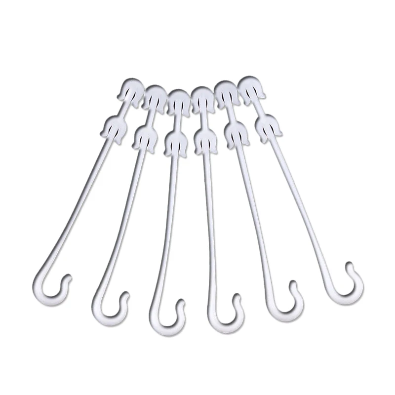 

150PCS Fruit Tomato Vine Stem J Hook Clips Plant Support Garden Clips Hanging Pull Hook Holder Vine Stem Anti-Break