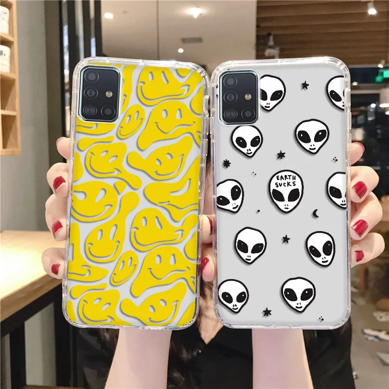 For Samsung Galaxy A51 Case Silicone Clear Funda On Samsung A51 4G 5G Protective Case Soft Coque Galaxy A 51 Shockproof Bumper