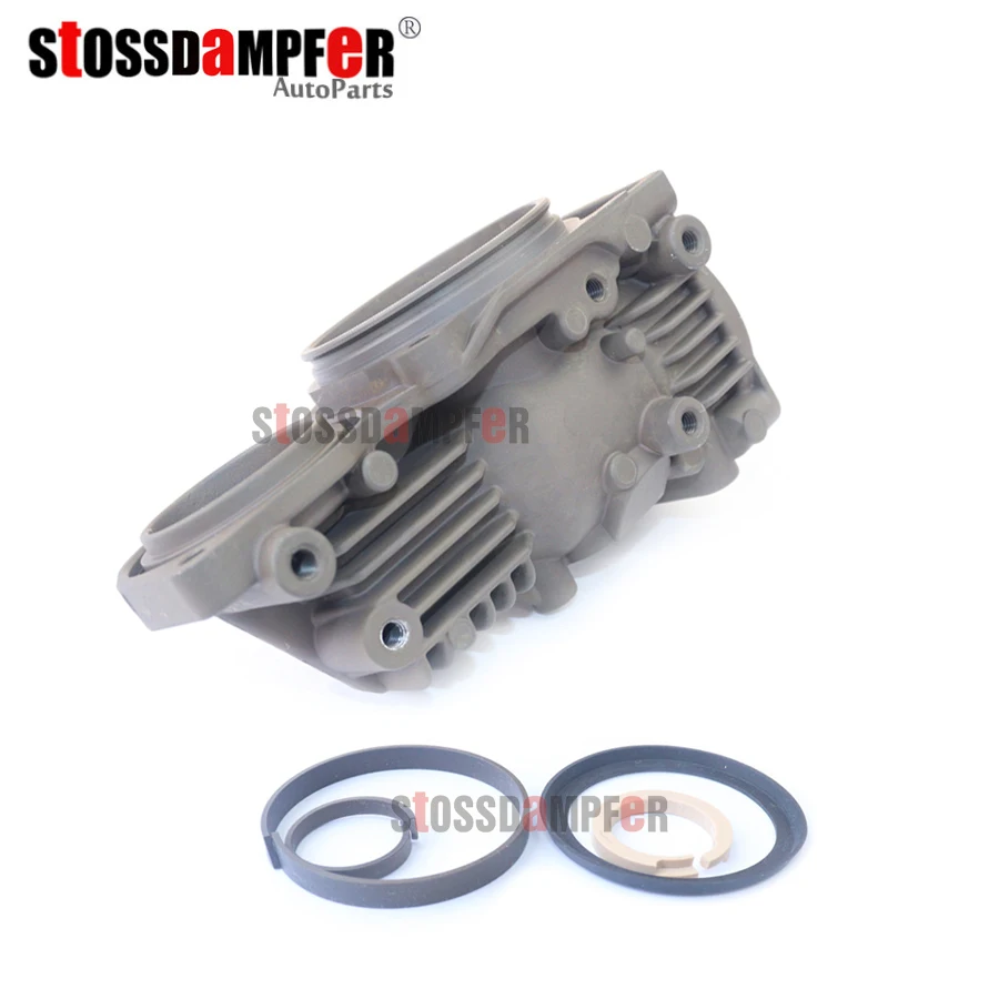 

Головка цилиндра воздушного компрессора StOSSDaMPFeR с уплотнительными кольцами, подходит для Range Rover Sport, Vogue, Range Rover, Velar, Discovery 5, LR121140, LR083993